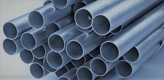 Galvanized tubes for construction
