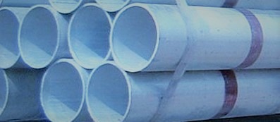 Galvanized welded threaded tubes
