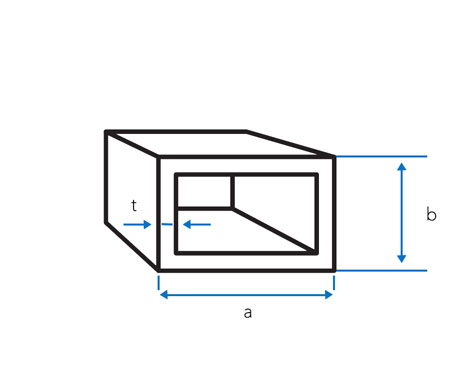 Galvanized holow sections